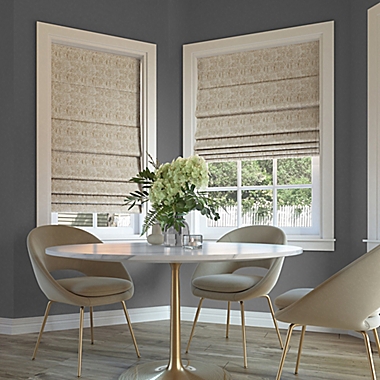 Sun Zero&reg; Talmage Total Blackout 64-Inch Cordless Roman Shade Collection. View a larger version of this product image.