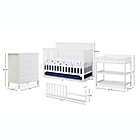 Alternate image 3 for Sorelle 4-Piece Room-in-a-Box Nursery Furniture Set in White
