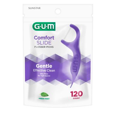 GUM 120-Count Comfort Slide Flossers Picks. View a larger version of this product image.