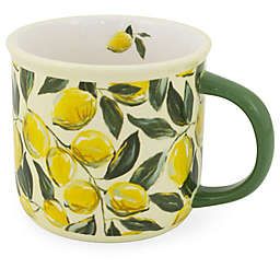 Boston International Painterly Lemons Allover 13 oz. Coffee Mug