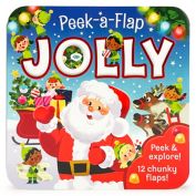 "Jolly Peet-A-Flap" Board Book by Scarlett Wing