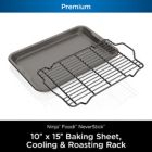 Alternate image 2 for Ninja&trade; Foodi&trade; NeverStick&trade; 2-Piece Baking Sheet &amp; Rack Set