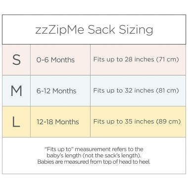 SwaddleDesigns&reg; zzZipMe&reg; Size 12-18M Cotton Sleep Sack in Grey. View a larger version of this product image.