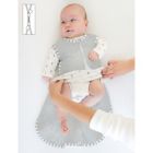 Alternate image 3 for SwaddleDesigns&reg; zzZipMe&reg; Size 12-18M Cotton Sleep Sack in Grey