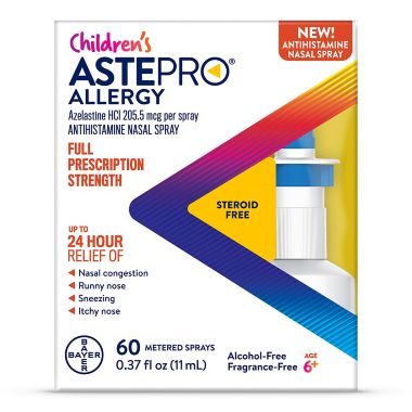 Astepro&reg; 0.78 fl. oz. 60-Count Adult Allergy Spray. View a larger version of this product image.