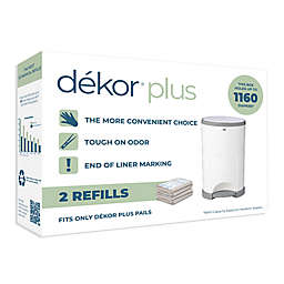 Dékor® Plus Hands-Free Diaper Pail Refills (2-Pack)