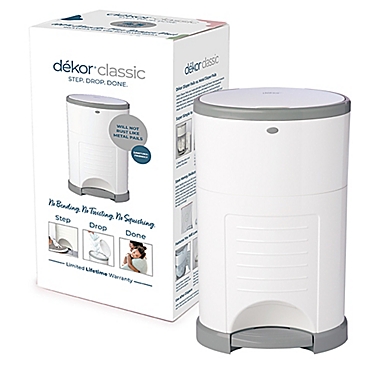 Dékor&reg; Classic Hands-Free Diaper Pail. View a larger version of this product image.