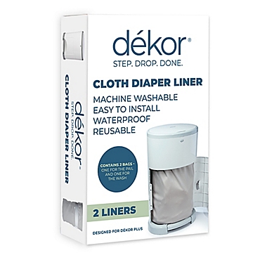 Dékor&reg; Cloth Diaper Pail Liners (2-Pack). View a larger version of this product image.