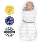 Alternate image 1 for Swaddle Designs Size 0-3M Tiny Hedgehogs Arms Up Half-Length Sleeves Omni Swaddle Sack in Black