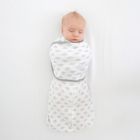 Alternate image 5 for Swaddle Designs Size 0-3M Tiny Hedgehogs Arms Up Half-Length Sleeves Omni Swaddle Sack in Black