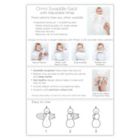 Alternate image 9 for Swaddle Designs Size 0-3M Tiny Hedgehogs Arms Up Half-Length Sleeves Omni Swaddle Sack in Black