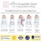 Alternate image 15 for Swaddle Designs Size 0-3M Tiny Arrows Arms Up Half-Length Sleeves Omni Swaddle Sack in Black
