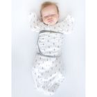 Alternate image 8 for Swaddle Designs Size 0-3M Tiny Arrows Arms Up Half-Length Sleeves Omni Swaddle Sack in Black