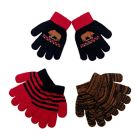 Alternate image 0 for NYGB&trade; Size 2T- 4T 3-Pack Skateboard Bear Gloves in Black