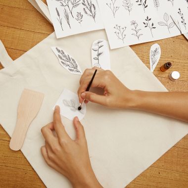 Kikkerland&reg; Image Transfer Tote Bag. View a larger version of this product image.