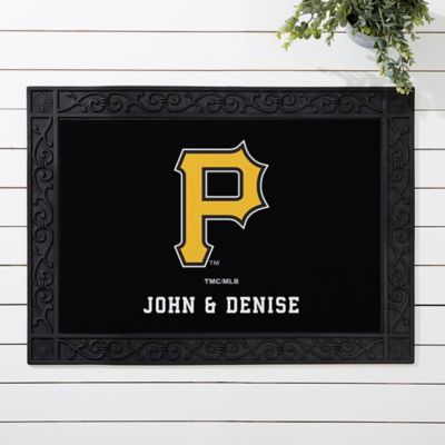 MLB Pittsburgh Pirates Personalized 18" x 27" Doormat