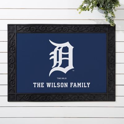 MLB Detroit Tigers Personalized 18" x 27" Doormat