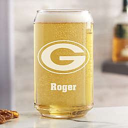 NFL Green Bay Packers Personalized 16 oz. Beer Can Glass
