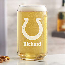 NFL Indianapolis Colts Personalized 16 oz. Beer Can Glass