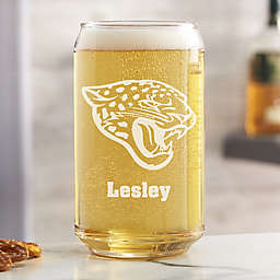 NFL Jacksonville Jaguars Personalized 16 oz. Beer Can Glass