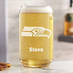 NFL Seattle Seahawks Personalized 16 oz. Beer Can Glass