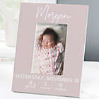 Alternate image 0 for Simple and Sweet Baby Girl Personalized 4-Inch x 6-Inch Vertical Picture Frame