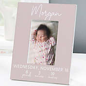 Simple and Sweet Baby Girl Personalized 4-Inch x 6-Inch Vertical Picture Frame