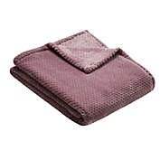 Thesis Oversized 50-Inch x 70-Inch Textured Throw Blanket in Mauve
