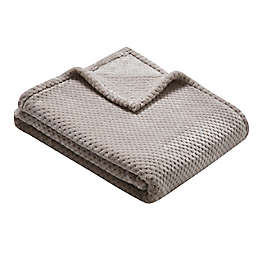 Thesis Oversized 50-Inch x 70-Inch Textured Throw Blanket in Stone