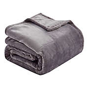 Thesis Ultra Plush Full/Queen Solid Blanket in Silver Grey
