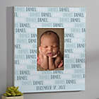 Alternate image 0 for Modern Baby Boy Personalized 5-Inch x 7-Inch Vertical Wall Frame