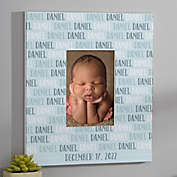 Modern Baby Boy Personalized 5-Inch x 7-Inch Vertical Wall Frame