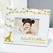 Baby Zoo Animal Personalized 4-Inch x 6-Inch Tabletop Picture Frame