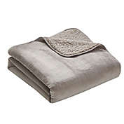 Thesis Oversized 50-Inch x 70-Inch Solid Berber Velvet Throw Blanket in Oatmeal