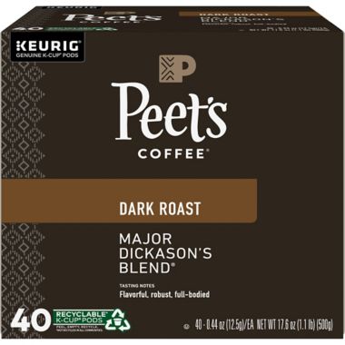 Peet&#39;s Coffee&reg; Major Dickason&#39;s Blend Keurig&reg; K-Cup&reg; Pods 40-Count. View a larger version of this product image.