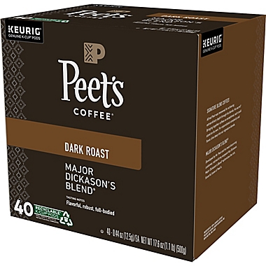 Peet&#39;s Coffee&reg; Major Dickason&#39;s Blend Keurig&reg; K-Cup&reg; Pods 40-Count. View a larger version of this product image.