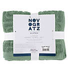 Alternate image 2 for The Novogratz Corbel Sage 4-Piece Hand Towel Set