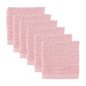 The Novogratz Corbel 6-Piece Washcloth Set in Pink