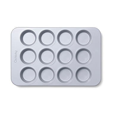 Caraway&reg; Ceramic Nonstick 12-Cup Muffin Pan in Sage. View a larger version of this product image.