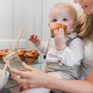 Hegen 5 oz. PCTO Breast Milk Storage Bottles in Amber (4-Pack). View a larger version of this product image.