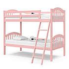 Alternate image 2 for Storkcraft Long Horn Twin Bunk Bed in Pink