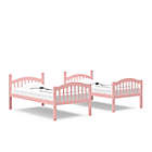 Alternate image 7 for Storkcraft Long Horn Twin Bunk Bed in Pink