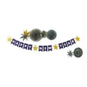 H for Happy&trade; 7-Piece New Year's Eve Paper Decorations Set