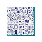 Alternate image 0 for H for Happy&trade; 36-Count Hanukkah Pattern Lunch Napkins in White/Blue