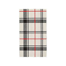 Bee & Willow™ 36-Count Christmas Plaid Disposable Guest Towels in White