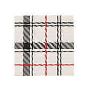 Bee &amp; Willow&trade; 36-Count Holiday Plaid Lunch Napkins in Black