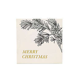 Bee & Willow™ 36-Count "Merry Christmas" Disposable Beverage Napkins