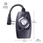 Alternate image 2 for Globe Electric Outdoor Heavy Duty Mechanical Timer in Black