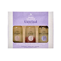 Aroma Home® 3-Piece Unwind Bath Oil Trio Gift Set