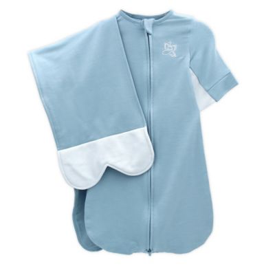 Butterfly Swaddle&trade; Small Swaddle and Transitional Sleep Sack in One in Blue